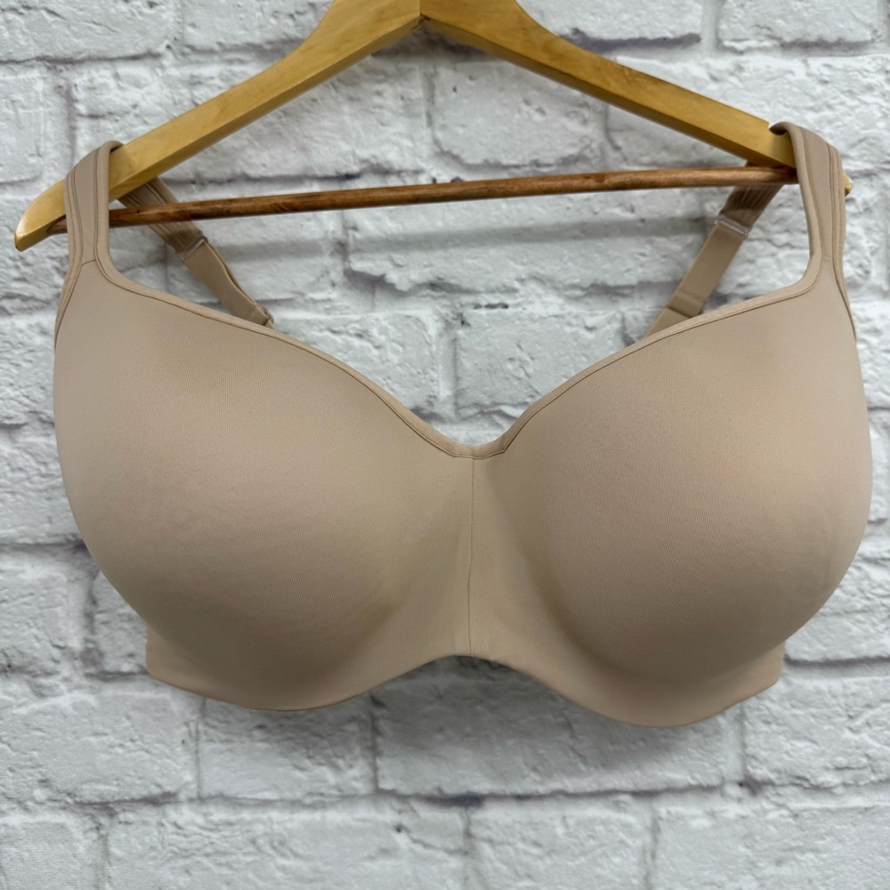 Cacique Smooth Lightly Lined Balconette Bra Plus Tan Size 40G = 40DDDD